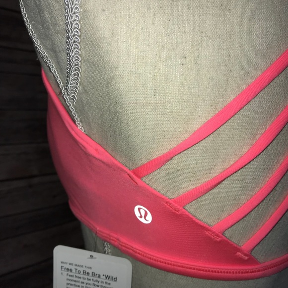 NWT FLAL LULULEMON FREE TO BE BRA WILD FLASH LIGHT - Picture 6 of 7